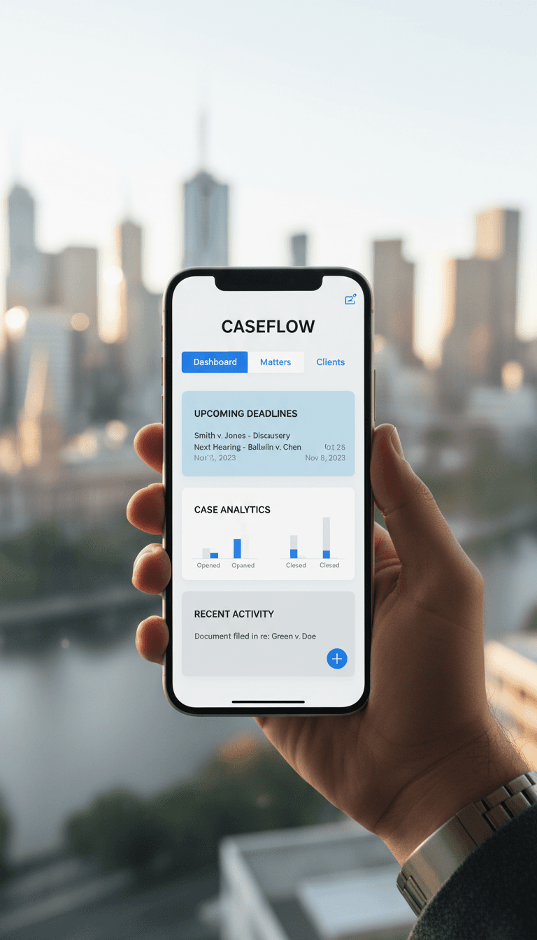 PULLDOVER app case dashboard on a smartphone
